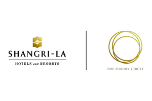 Logo for Shangri-La Hotels and resorts and The Luxury Circle