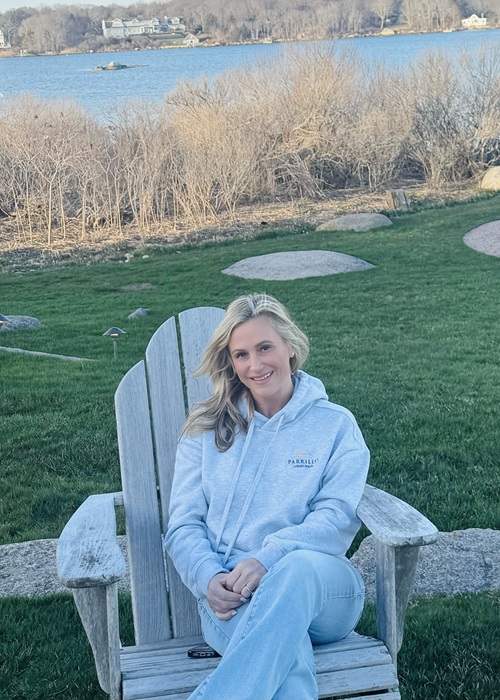 tracy-on-adirondack-chair Photo of Tracy on an adirondack chair